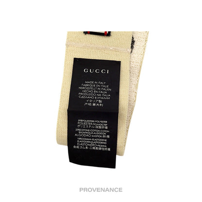 🔴 Gucci Logo Headband - Off-White