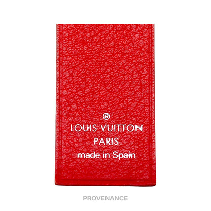 🔴 Louis Vuitton Bookmark - Monogram Flower VVN/RED