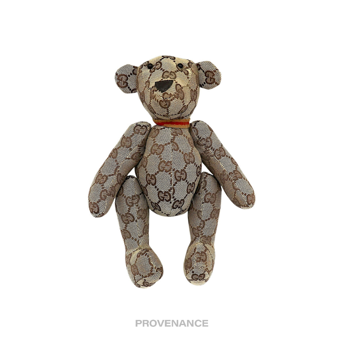 🔴 Gucci Teddy Bear - GG Canvas Tan
