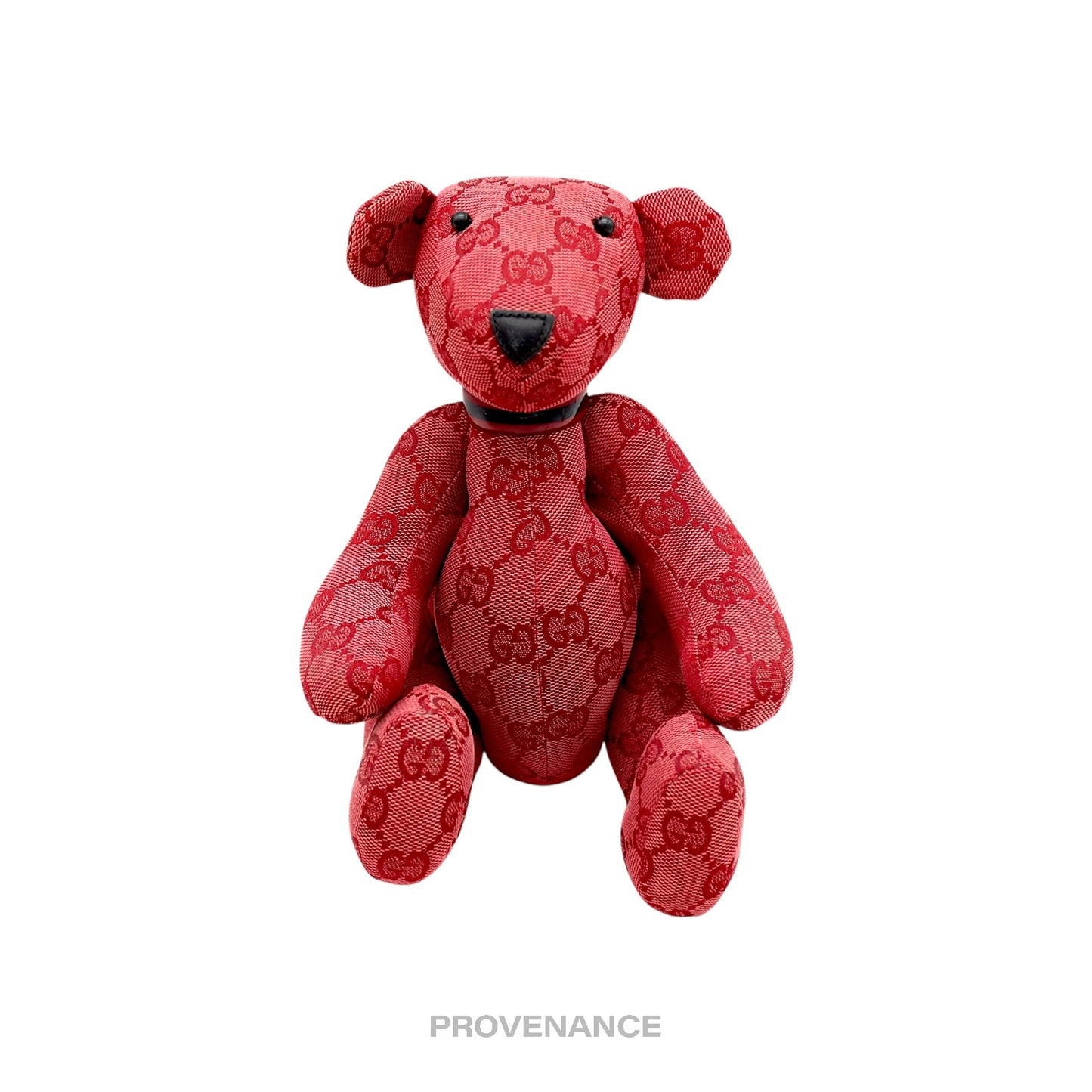 🔴 Gucci Teddy Bear - Red GG Canvas