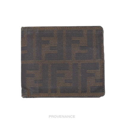 🔴 Fendi 8CC Bifold Wallet - FF Zucca Canvas