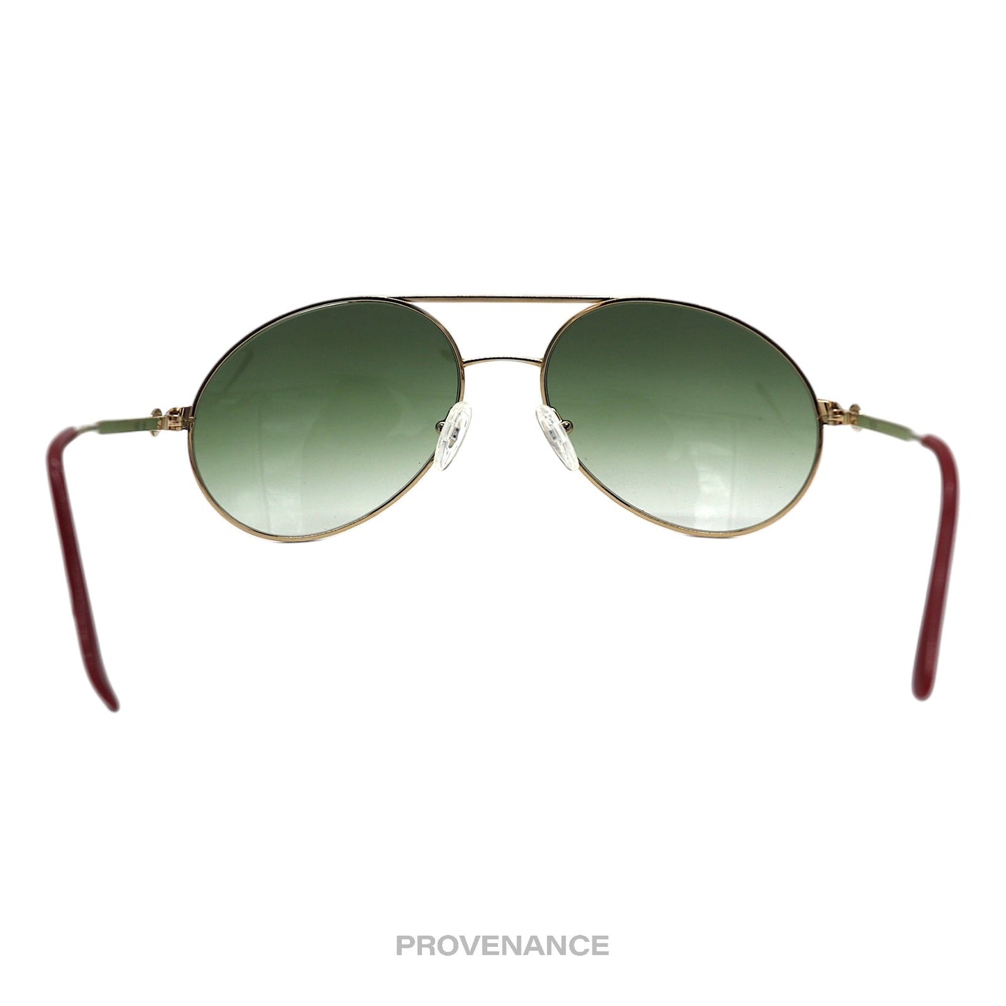 🔴 Bugatti Vintage 64319 Sunglasses - Gold/Green