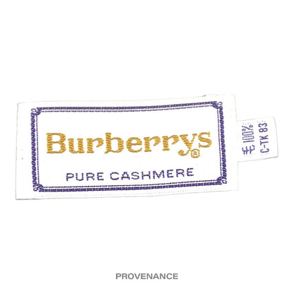 🔴 Burberry Scarf - Nova Check Pure Cashmere