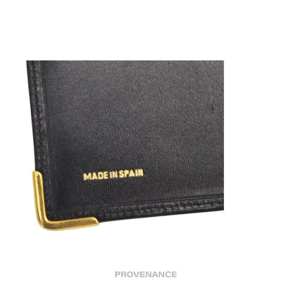 🔴 Givenchy 4G Logo Pocket Organizer Wallet - Black Leather