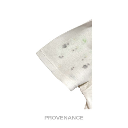 🔴 Gucci GG  Vintage Logo T-Shirt - Tie Dye White  S