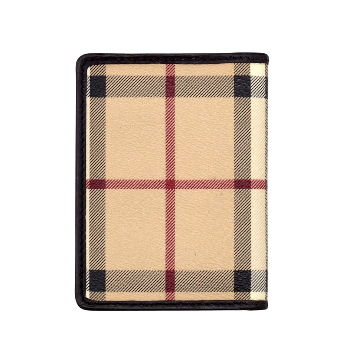 🔴 Burberry Pocket Organizer Wallet - Haymarket Check Black