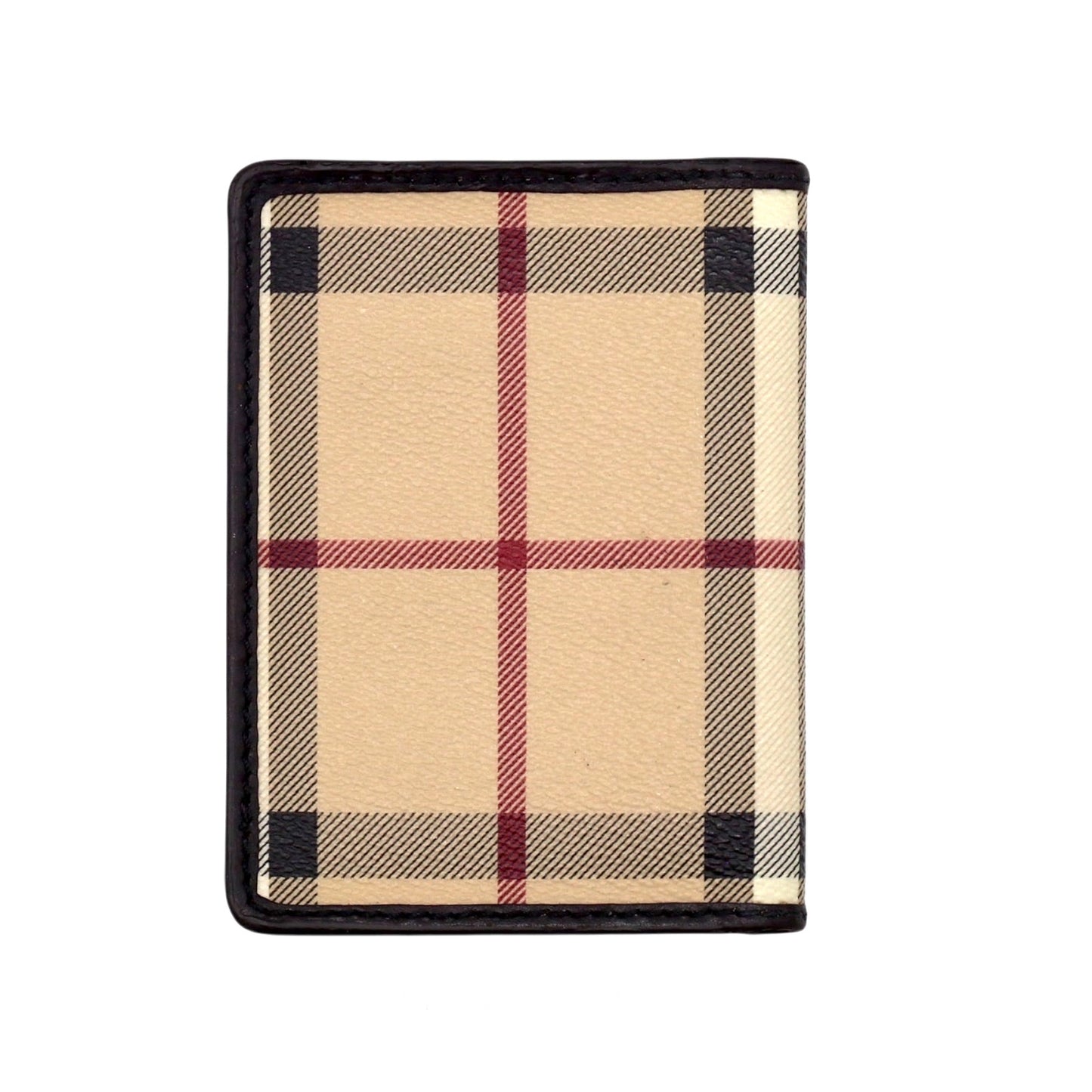 🔴 Burberry Pocket Organizer Wallet - Haymarket Check Black