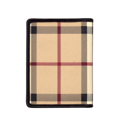 🔴 Burberry Pocket Organizer Wallet - Haymarket Check Black