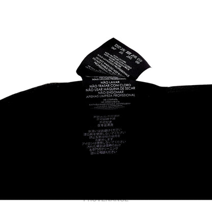 🔴 Balenciaga WFP Embroidered Logo Cap - Black White