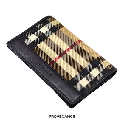 🔴 Burberry ID Pocket Organizer Wallet - Nova Check