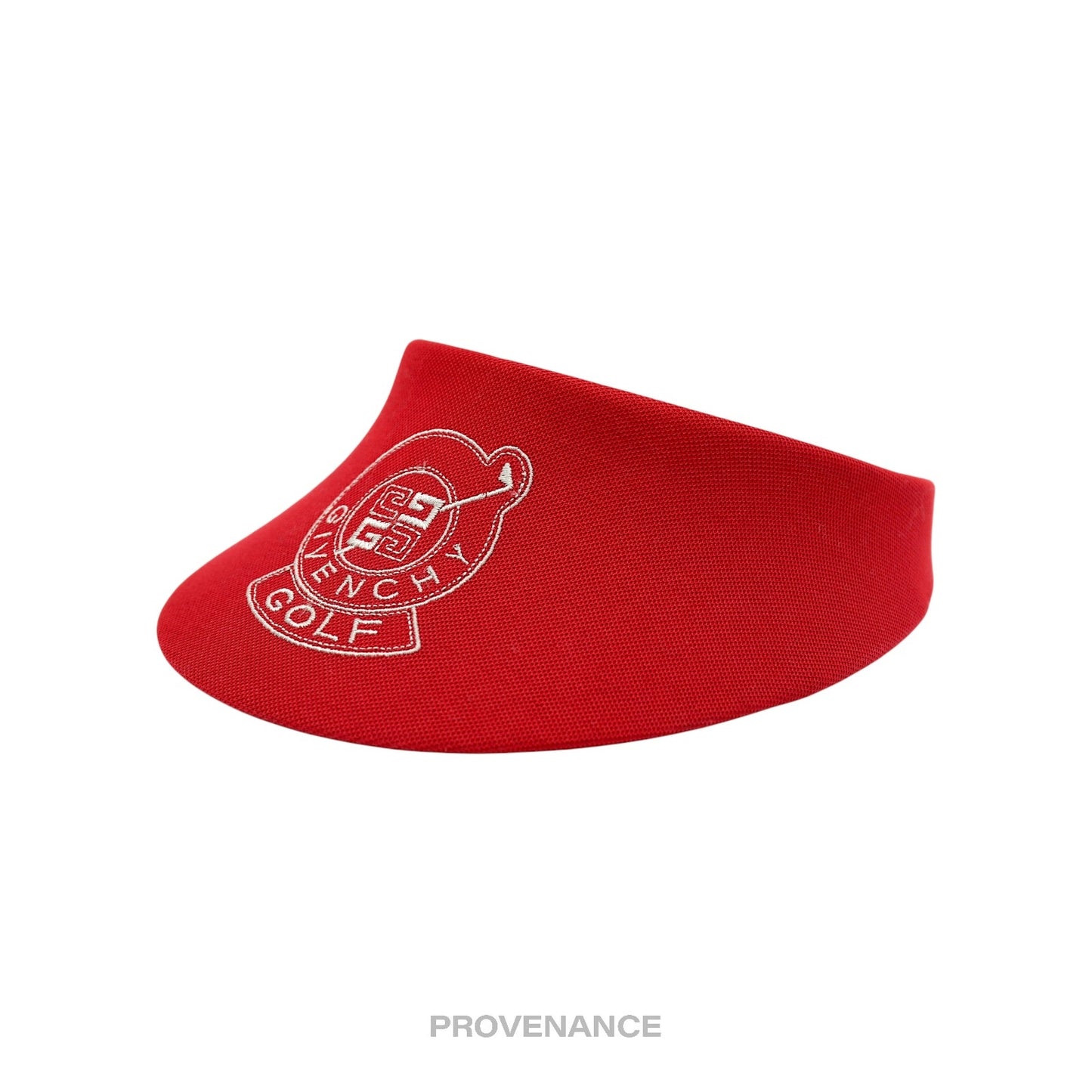 🔴 Givenchy Golf Logo Embroidered  Visor - Red