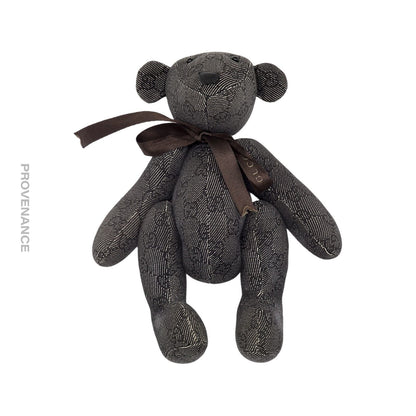 🔴 Gucci Teddy Bear - Charcoal GG Canvas