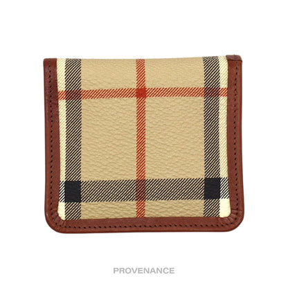 🔴 Burberry Vintage Golf Tee Wallet - Nova Haymarket Check