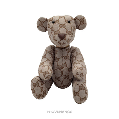 🔴 Gucci Teddy Bear - Light Brown GG Canvas