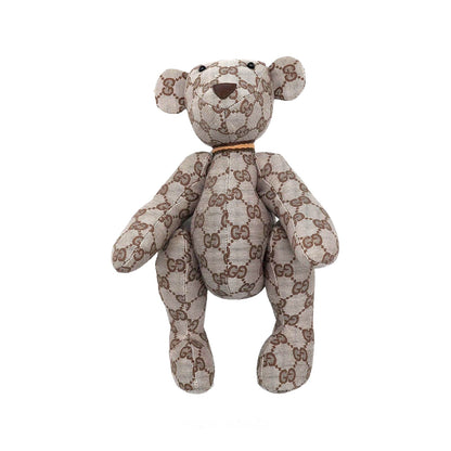 🔴 Gucci Teddy Bear - Light Brown GG Canvas