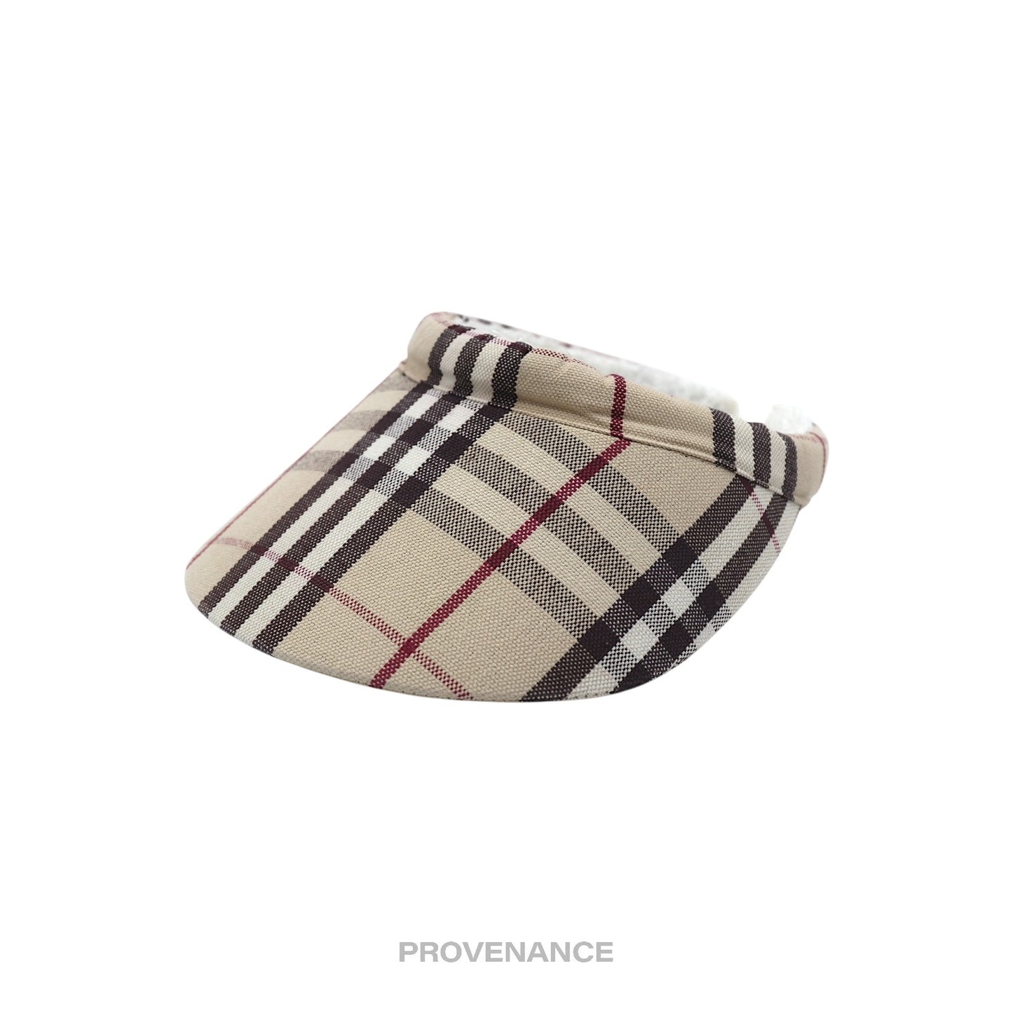 🔴 Burberry Golf Visor - Nova Haymarket Check