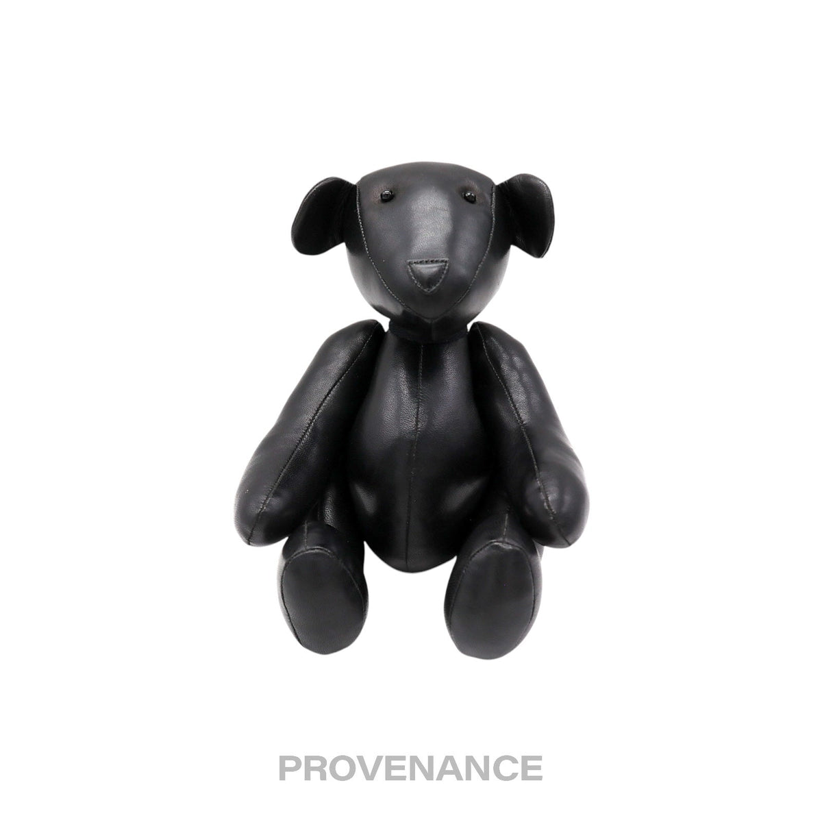 🔴 Gucci Teddy Bear - Black Calfskin Leather
