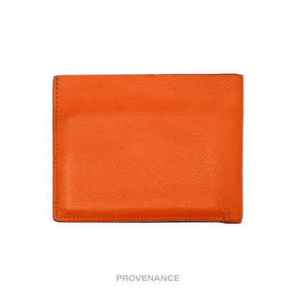 🔴 Hermes Petit h Twill Compact Wallet - Patchwork Leather