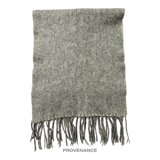 🔴 Givenchy Two-Tone Cashmere Scarf - Grey