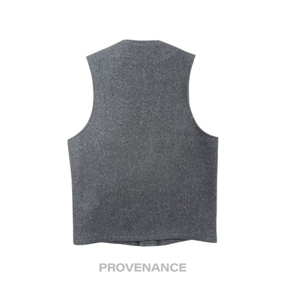 🔴  Filson Mackinaw Wool Vest - Charcoal 36