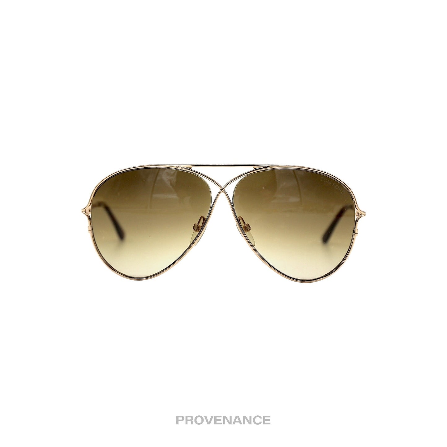 🔴 Tom Ford Shooting Sunglasses - Gold Brown Gradient