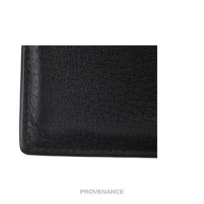 🔴 Gucci GG Marmont Bifold Wallet - Black Leather