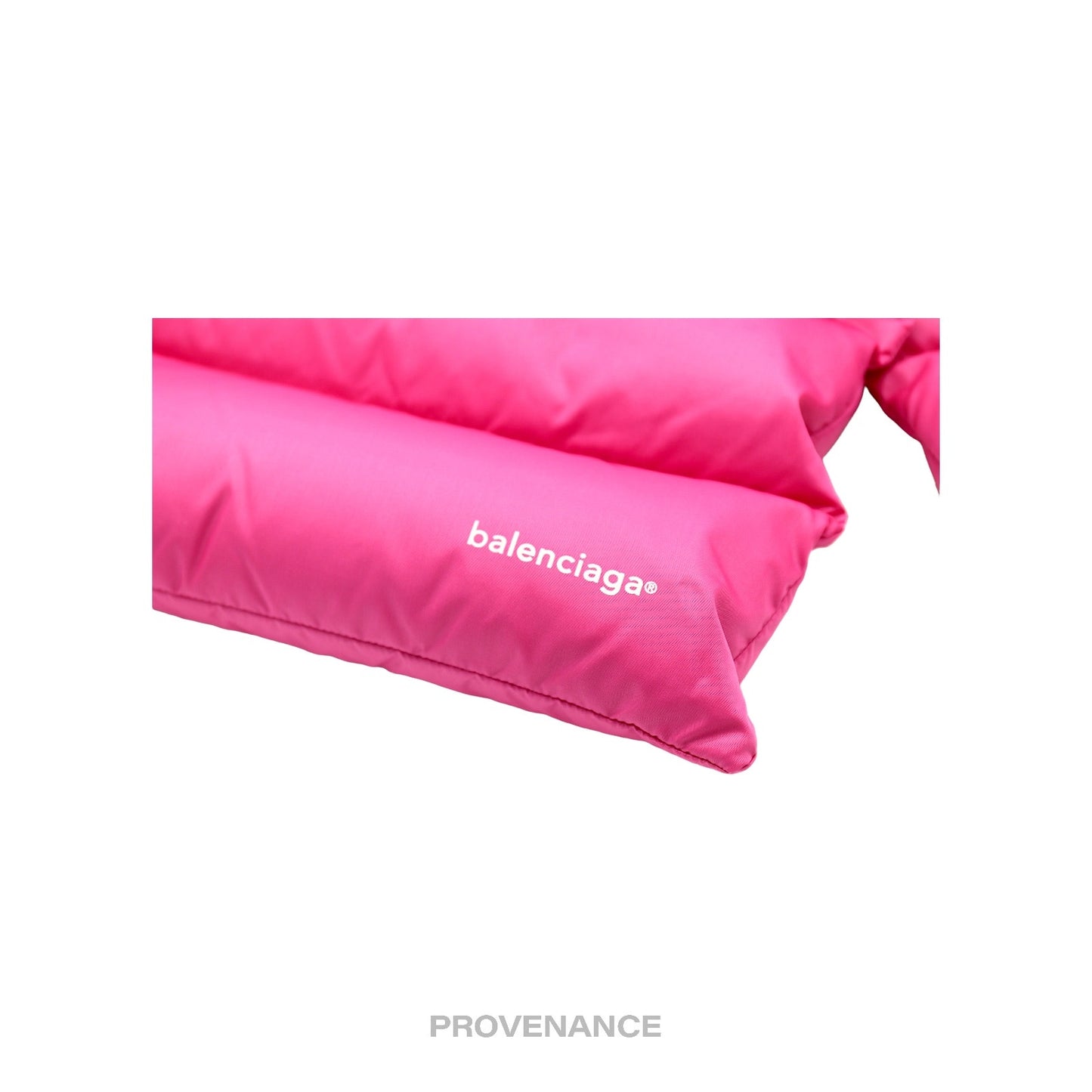 🔴 Balenciaga Puffer Down Scarf - Pink