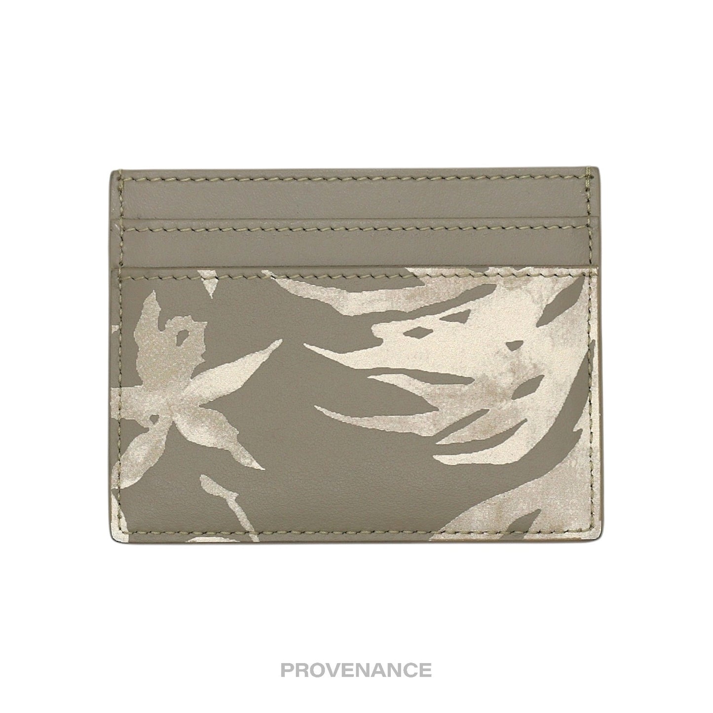 🔴 Saint Laurent Paris SLP Cardholder Wallet - Palms Stripe