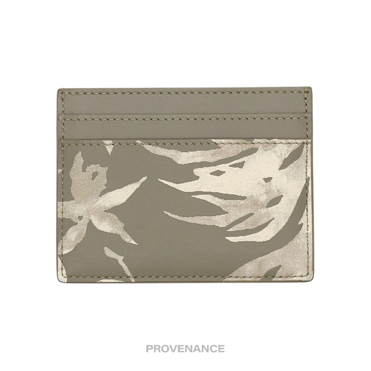 🔴 Saint Laurent Paris SLP Cardholder Wallet - Palms Stripe
