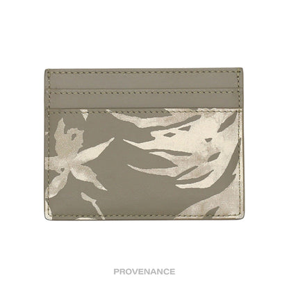 🔴 Saint Laurent Paris SLP Cardholder Wallet - Palms Stripe