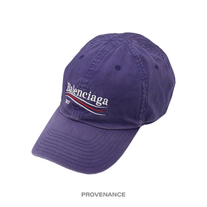 🔴 Balenciaga Campaign Cap - Washed Blue