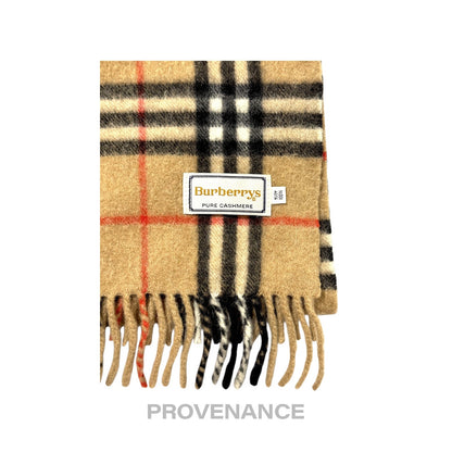 🔴 Burberry Scarf - PURE CASHMERE Nova Check
