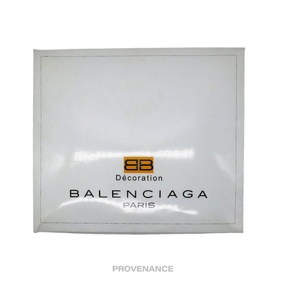 🔴 Balenciaga BB Logo 2 Box Set Robe - White/Red/Blue Terry