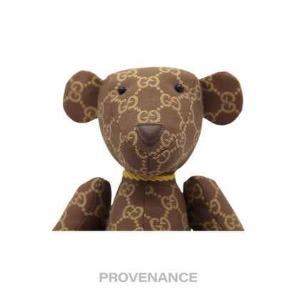 🔴 Gucci Teddy Bear - GG Canvas Brown