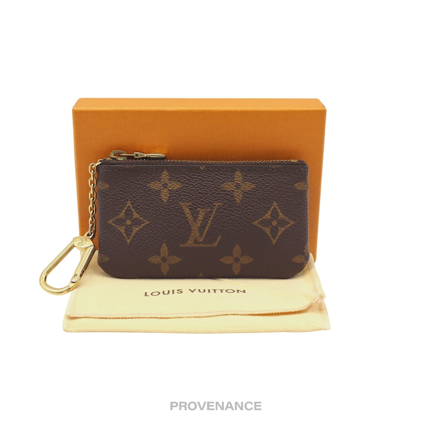 🔴 Louis Vuitton Key Pouch Cles -  Monogram