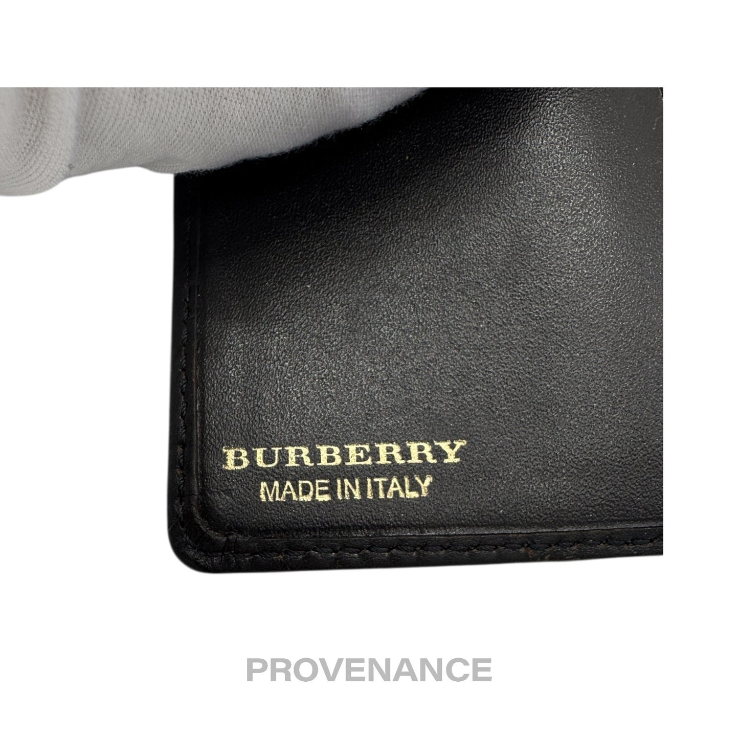 🔴 Burberry Pocket Organizer Wallet - Haymarket Check Black