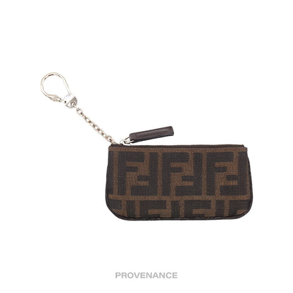 🔴 Fendi Key Pouch Cles - FF Zucca Brown