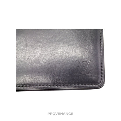🔴 Louis Vuitton 10CC Tall Bifold Wallet - Nomade Noir Black
