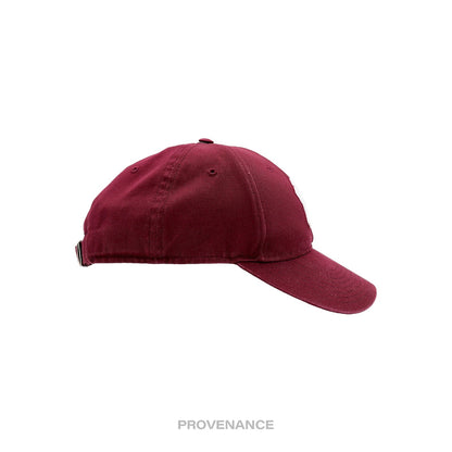 🔴 Gucci x NY Yankees Embroidered Hat Cap - Burgundy with Moth