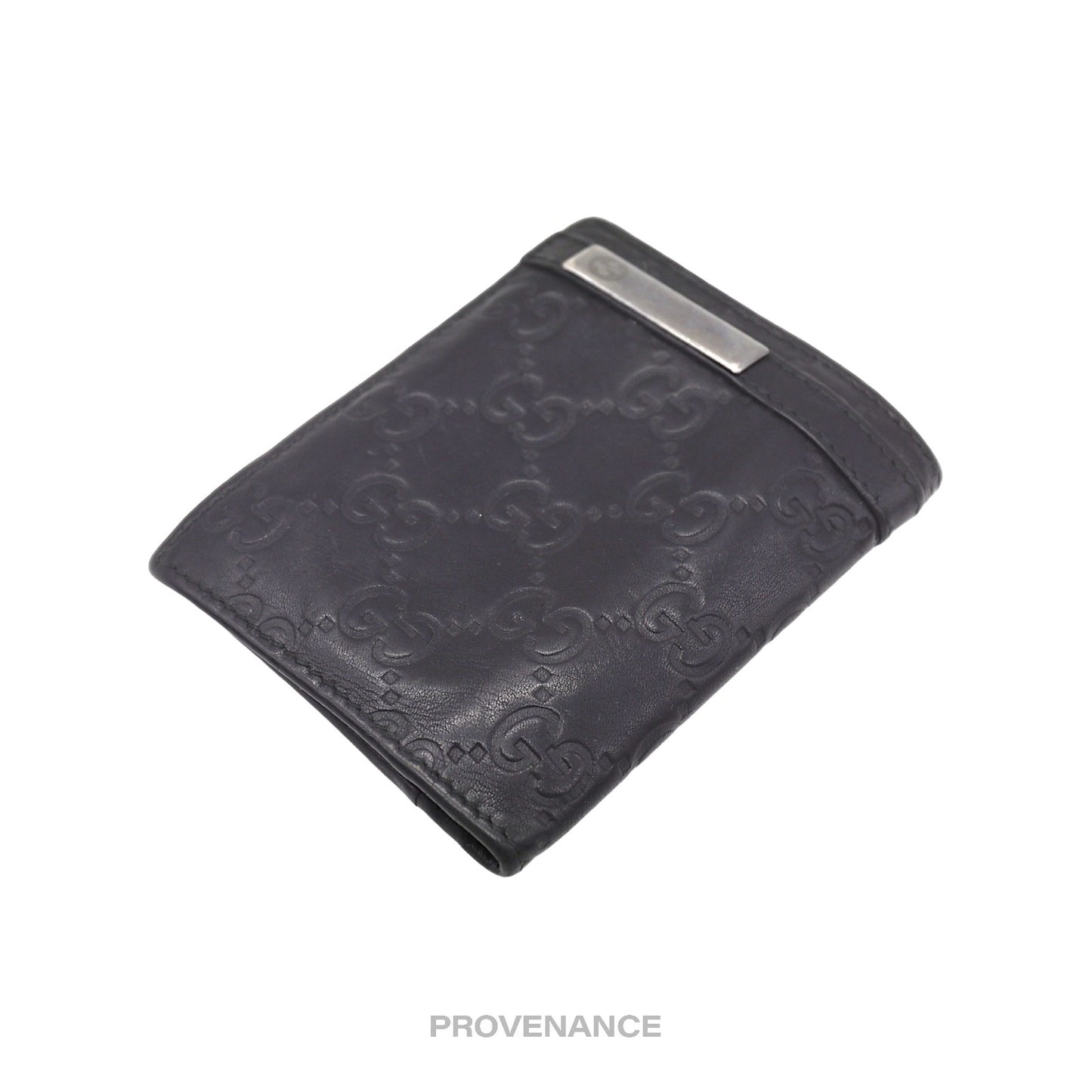 🔴 Gucci Pocket Organizer Wallet - Black GG Guccissima