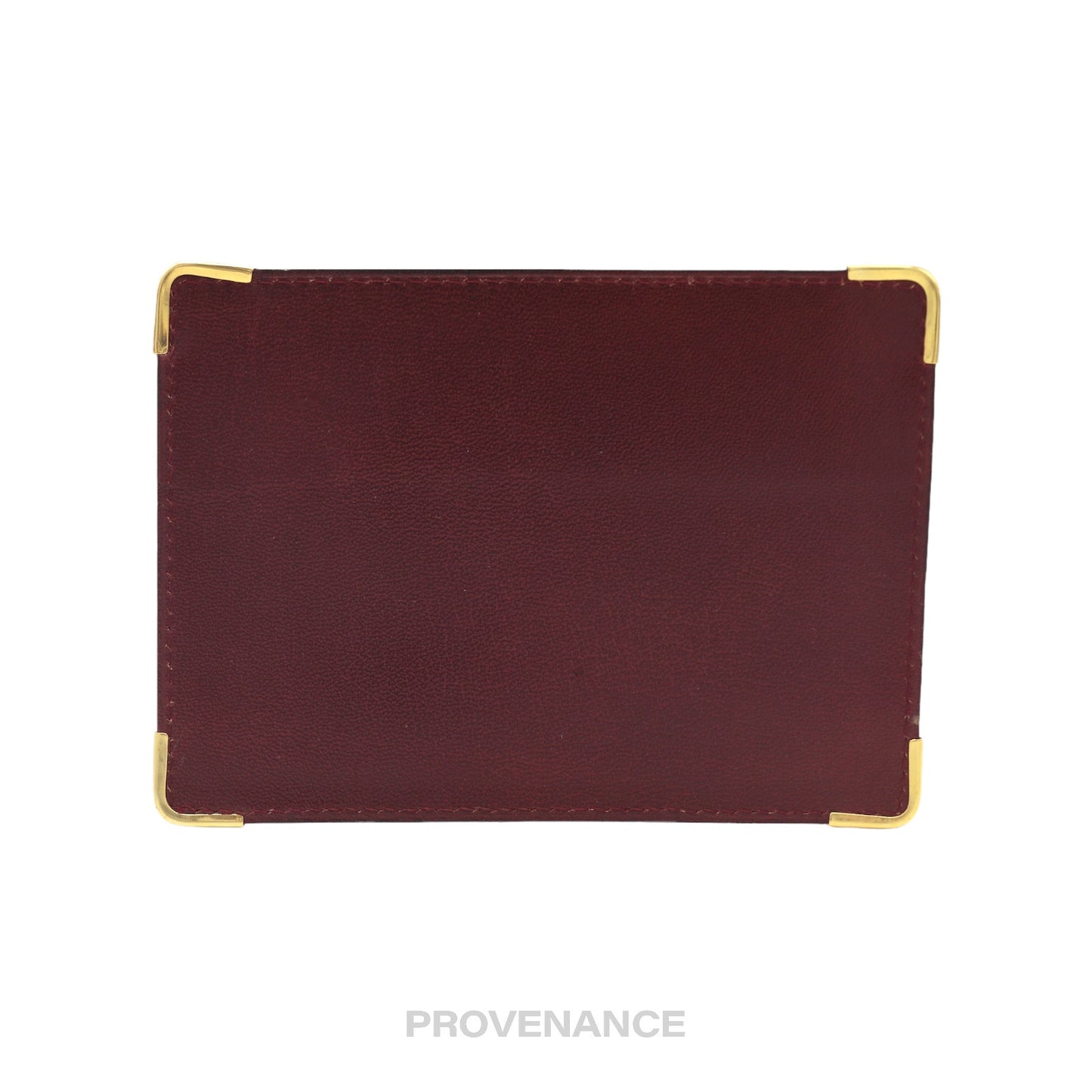 🔴 Rolex Card Holder Wallet - Burgundy Calfskin Leather.