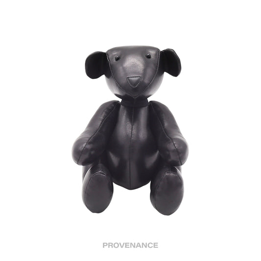 🔴 Gucci Teddy Bear - Black Calfskin Leather