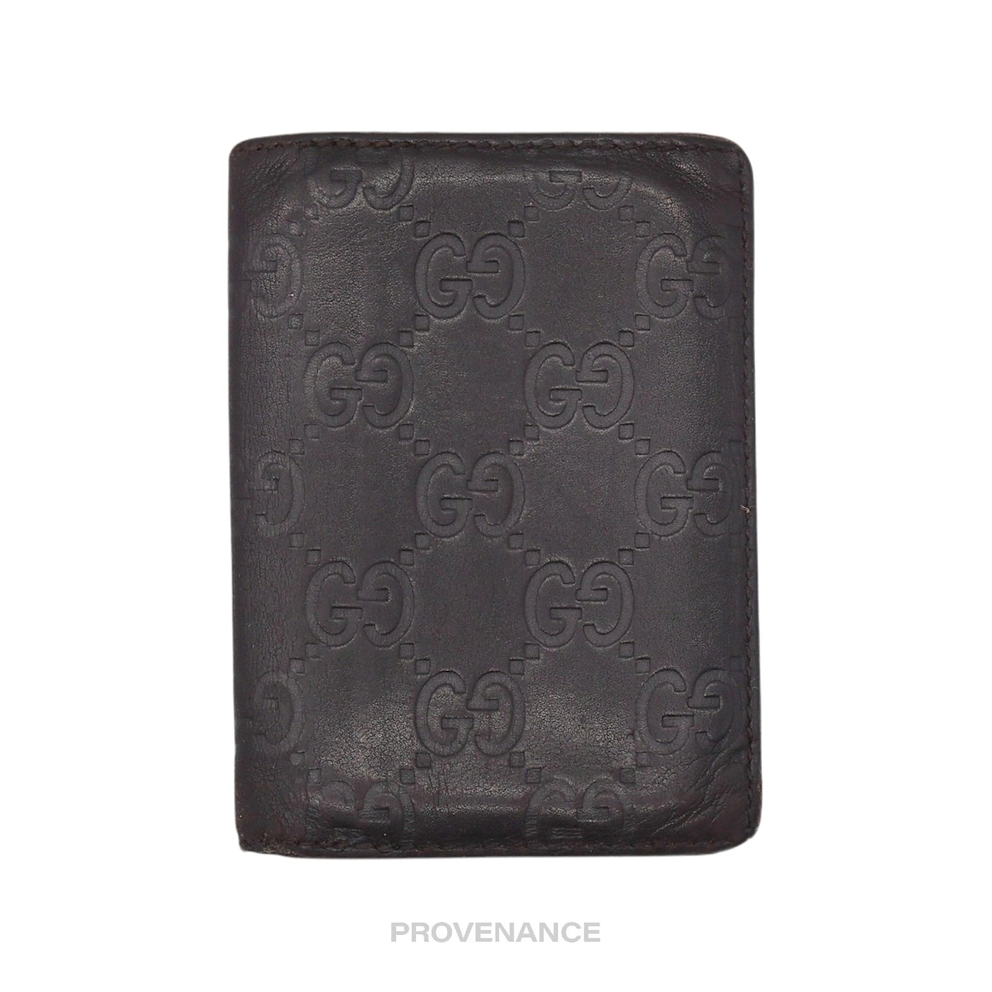 🔴 Gucci Pocket Organizer Wallet - Chocolate GG Guccissima