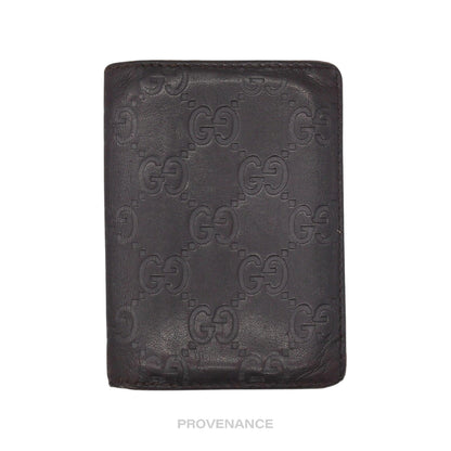 🔴 Gucci Pocket Organizer Wallet - Chocolate GG Guccissima
