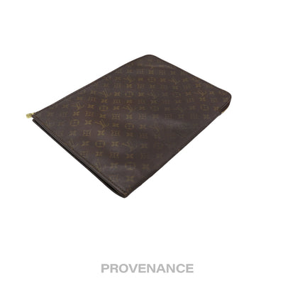 🔴 Louis Vuitton Zip Pochette Jour GM Bag - Monogram