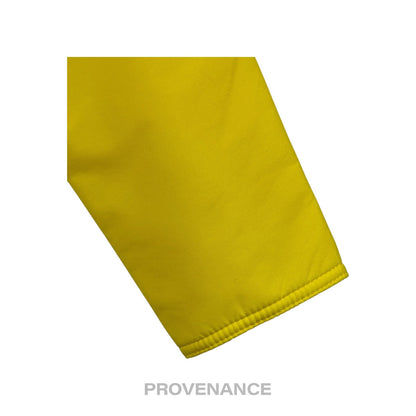 🔴 Moncler Logo Light Ski Jacket Coat - Yellow L Hood