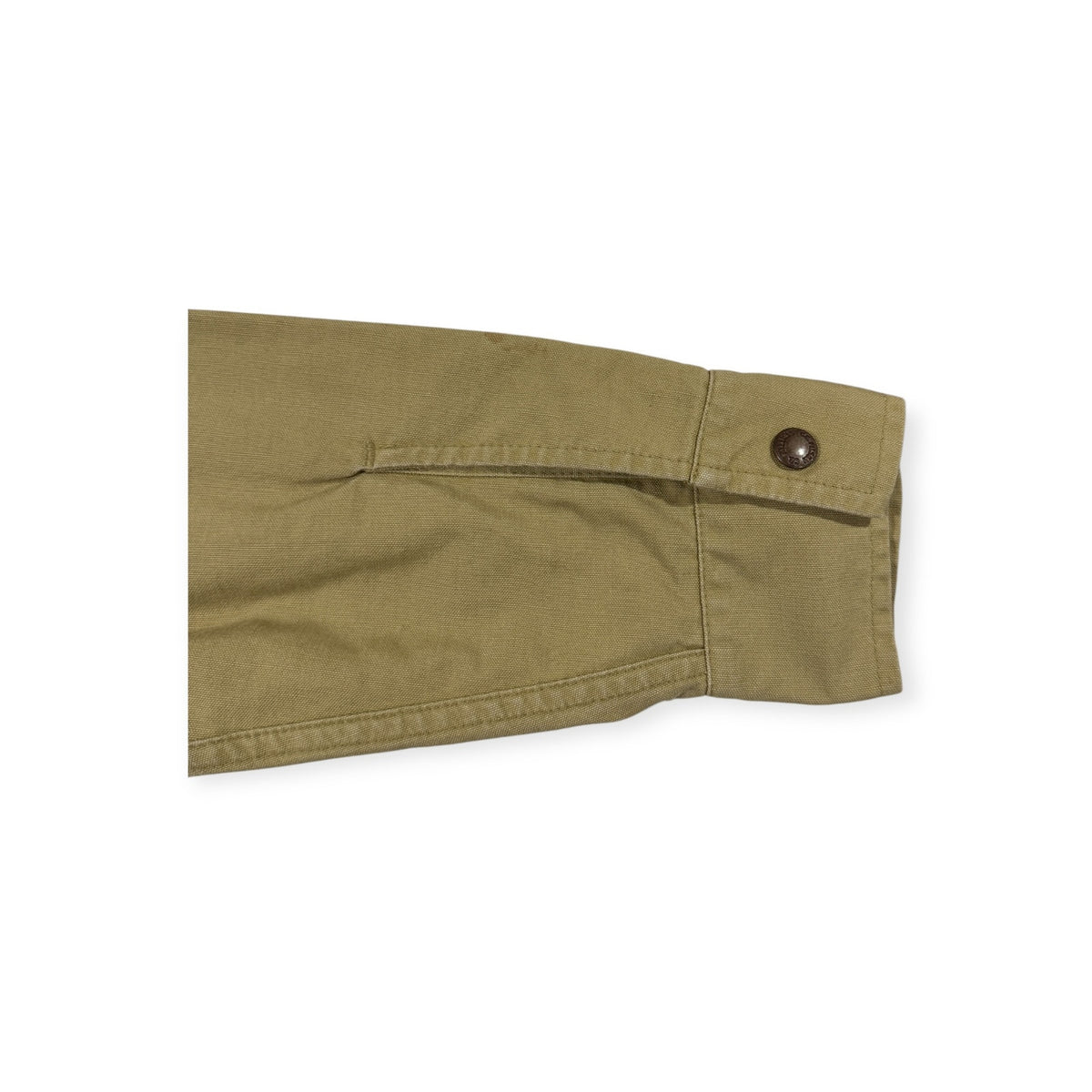 🔴 Filson Dry Tin Cloth Cape Coat 95 Tan USA Vintage SM 38