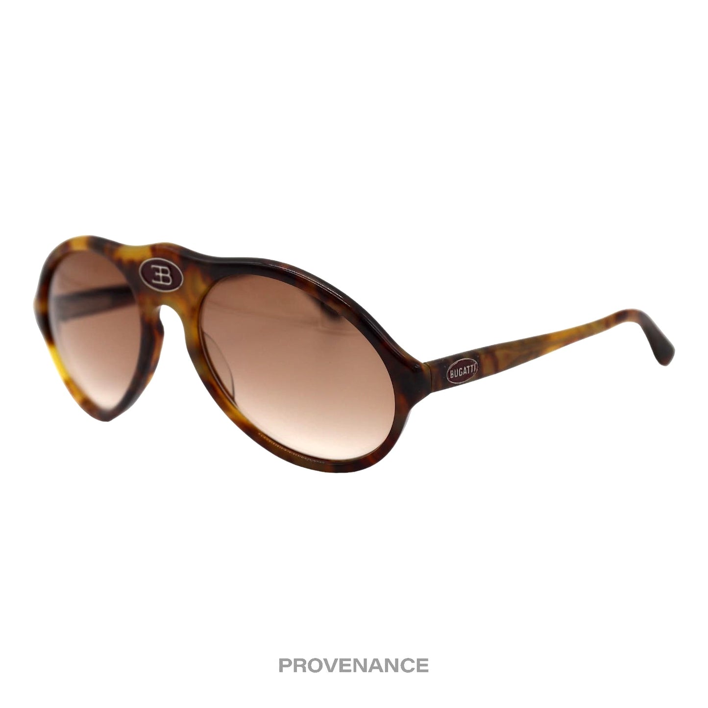 🔴 Bugatti Teardrop Logo Sunglasses - Havanna Brown