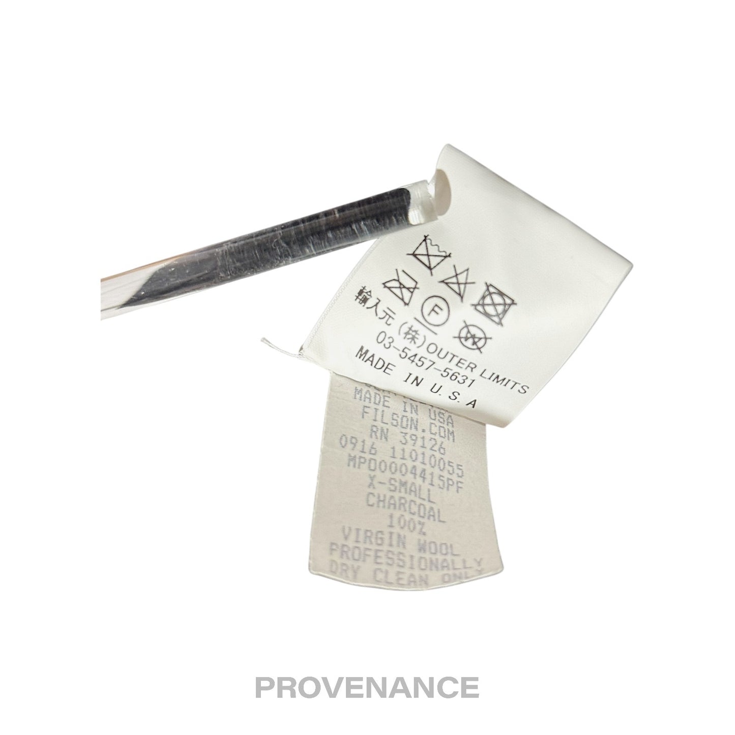 🔴  Filson Mackinaw Wool Vest - Charcoal 36