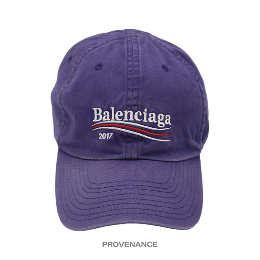 🔴 Balenciaga Campaign Cap - Washed Blue